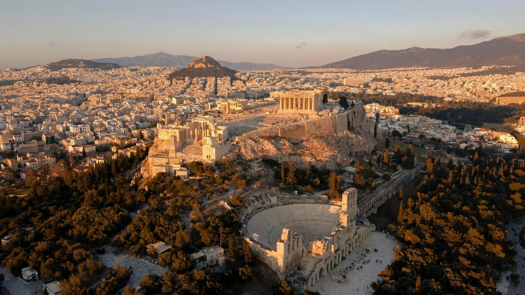 Αεροφωτογραφία της Αθήνας